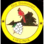 VIRGINIA PIN STATE EMBLEM VIRGINIA PIN